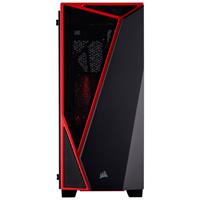 Corsair Carbide SPEC-04 Tempered Glass Mid-Tower Gaming Case Black/Red