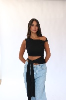 חולצת לימה- שחורה
