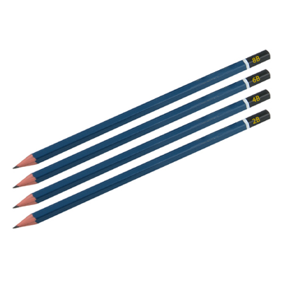 4 עפרונות שרטוט 2B, 4B, 6B, 8B