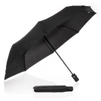 מטריה סיליקון אוטומטית שחורה