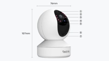 מצלמה אבטחה ממונעת reOlink E320 wifi 3MP