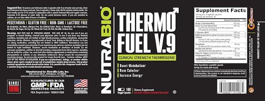 נוטרביו Thermo FUEL V9 שורף שומן כשר