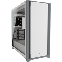 מארז CORSAIR 5000D Tempered Glass Mid Tower ATX PC CASE WHITE