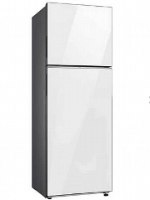 מקרר מקפיא עליון סמסונג Samsung  BeSpoke RT48CB6626WH זכוכית לבנה