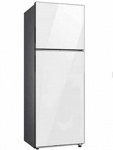מקרר מקפיא עליון סמסונג Samsung  BeSpoke RT48CB6626WH זכוכית לבנה