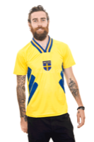 1994-1996 Sweden home replica retro football shirt