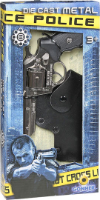סט אקדח 8 תוף משטרתי ונרתיק -  Police children's gun Gonher