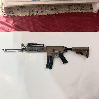 רובה ג'ל חשמלי אוטומט נטען  גודל 87 ס''מ - M16 A1 SUBMACHINE GUN