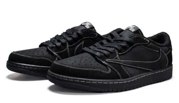 נעלי נייק טרוויס סקוט Nike x Travis Scott Air Jordan 1 Low שחור