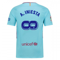 חולצת משחק ברצלונה חוץ - אינייסטה infinity