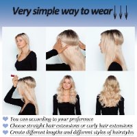 ManeMagic - תוספות שיער חלק בשיטת החוט - לשיער ארוך ומלא בשניות