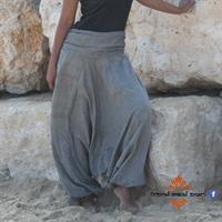 מכנסי אלאדין כותנה נפאלית אפור