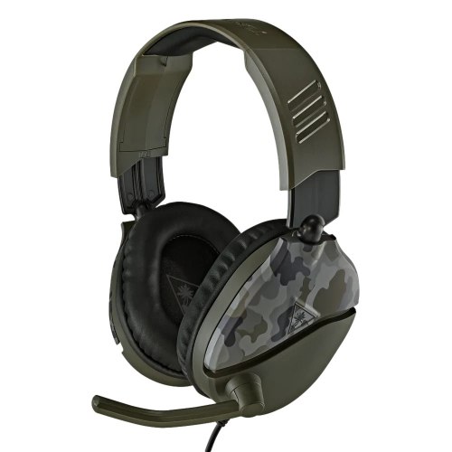 אוזניות קשת לגיימינג Turtle Beach Recon 70 Camo עם חיבור 3.5 מ"מ בצבע ירוק
