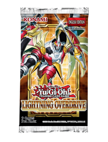 Yu-Gi-Oh LIOV Lightning Overdrive Booster pack קלפי יוגי-הו TCG מקוריים חבילת בוסטר ליטנינג אוברדריב