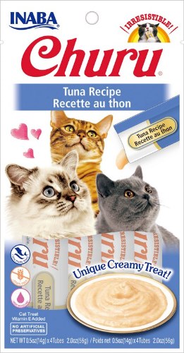 חטיף לחתולים אינאבה צ'ורו טונה 56 גרם - INABA CHURU TUNA 56G