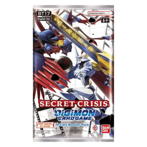 Digimon TCG: Secret Crisis BT17 Booster Pack קלפי דיג’ימון מקוריים חבילת בוסטר