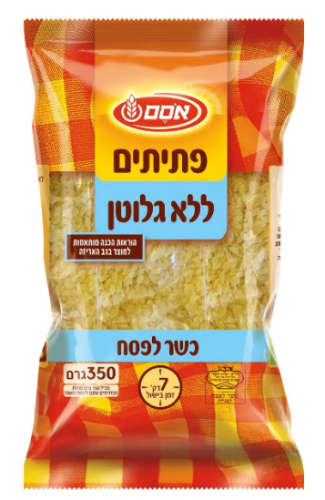 פתיתים כשל"פ ללא גלוטן 350 גרם - אסם