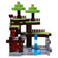 מיינקראפט - משחק הבניה מבנה גדול עם 2 דמויות - 32852 Jada Mincraft