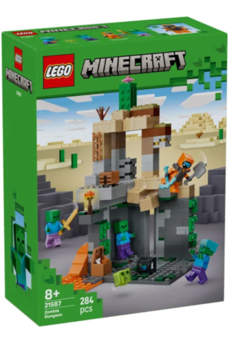 לגו מיינקראפט - מבוך הזומבים  -   LEGO® Minecraft  Zombie kobka 21587