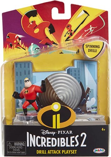משפחת סופר-על 2 קדיחת התקפה ערכת משחק Disney Pixar The Incredibles 2 Drill Attack Playset