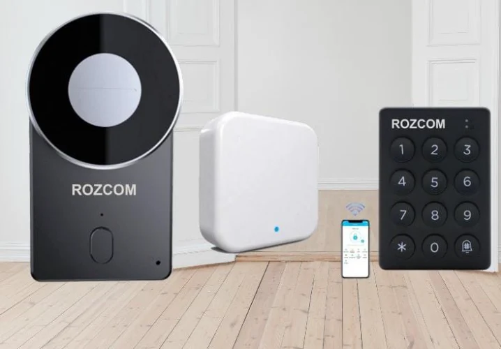 מנעול חכם + קודן ואפליקציה ROZCOM