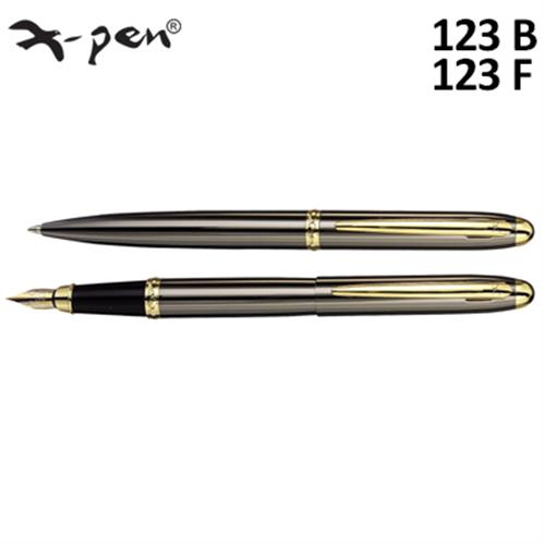 עט קלאסיק  טיטניום זהב X-Pen  CLASS דגם XP-123