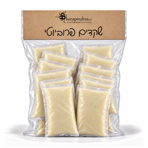 שקדים פרוביוטיים - 12 מנות קפואות 240 גרם