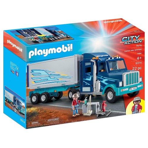 פליימוביל - משאית להובלת מכולות - PLAYMOBIL 9314
