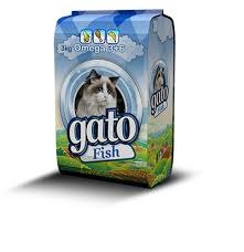 מזון לחתולי חצר גאטו דגים 3 ק"ג - GATO FISH 3 KG