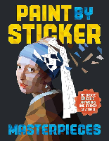 ספר יצירה מדבקות Paint by sticker  masterpieces