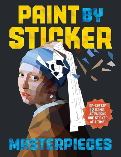 ספר יצירה מדבקות Paint by sticker  masterpieces