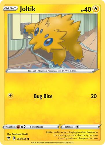 קלף בודד single פוקימון - joltik - Vivid Voltage - 055/185