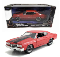 ג'אדה מהיר ועצבני - דגם מכונית שברולט - Jada Fast & Furious DOM'S CHEVROLET CHEVELL E SS 1:24