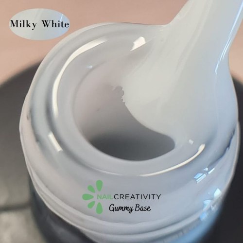 בייס גומי נייל קריאטיביטי בגוון MILKY WHITE