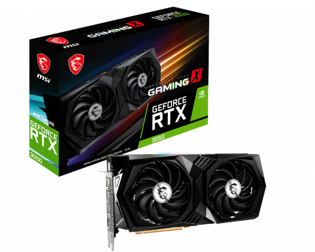 כרטיס מסך MSI GeForce RTX 3050 GAMING X 8G