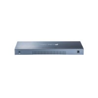 מתג חכם TP-Link 16 Ports Gigabit 10/100/1000Mbps Desktop Switch TL-SG116 Easy – פריט בודד בצבע אפור-כחול עם פתחי אוורור