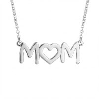 שרשרת MOM עם לב