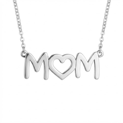 שרשרת MOM עם לב