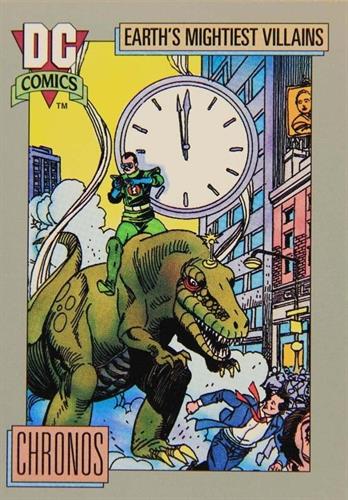 קלף בודד די.סי קומיקס DC Comics - Chronos's Time-Wise Weaponry - Earth's Mightiest Villains - 87