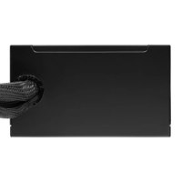 ספק כוח Corsair CX650 80 Plus Bronze 650W – מבט עליון על מכשיר שחור מלבני עם כבלים קלועים