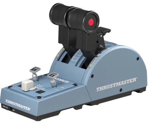מצערת Airbus Thrustmaster TCA Quadrant למחשב עם היפוך דחף ומעצורי טיסה מציאותיים