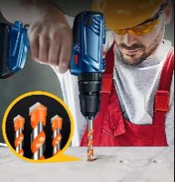 סט 7 מקדחי יהלום עוצמתיים- Powerdrill