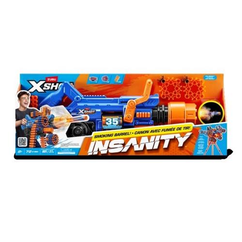 אקס שוט אי שפיות - רובה עם עשן - X-Shot Insanity Smoke Blaster 6487X