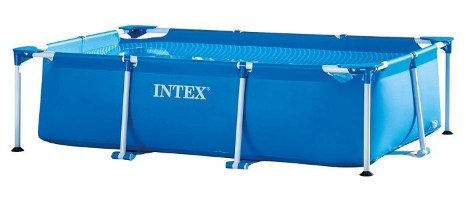 בריכת עמודים מלבנית כחולה | 260X160X65 סמ| מקט 28271| INTEX | קפיץ קפוץ