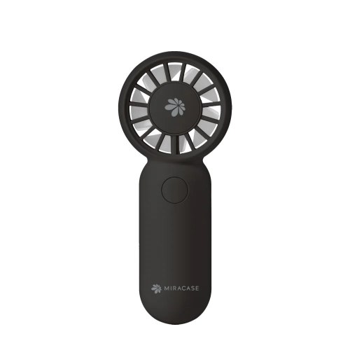 מיני מאוורר נייד Miracase MMHF110 נטען ב-USB-C בצבע שחור