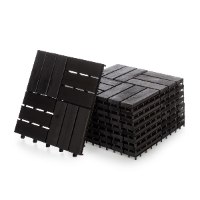 מארז 9 יח' אריחי דק 30*30 ס"מ 12 משולבים צבע אפור עץ Acacia