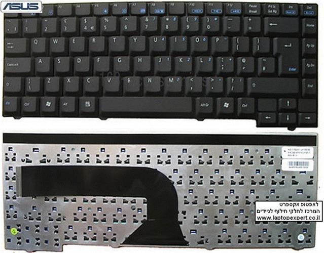 החלפת מקלדת למחשב נייד אסוס Asus X58L X58c X50C X50M X50N X50R X50RL X51 Keyboard V111462CS2 , 04GNX31KUS01-1