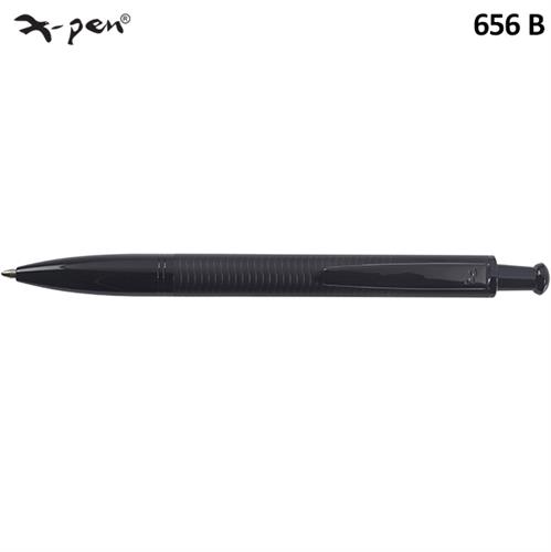 עט X-pen נרו כדורי (בקליק) , גימור שחור מבריק X-Pen NERO   דגם XP-656b