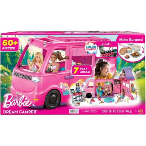 ברבי - בובת ברבי קרוואן חדש 60 חלקים ענק -  BARBIE HRJ78