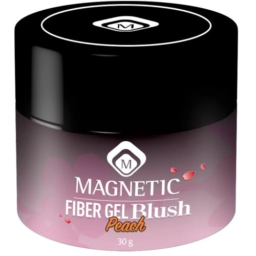 Fiber Gel peach 30 gr מגנטיק - ג'ל בנייה וחיזוק